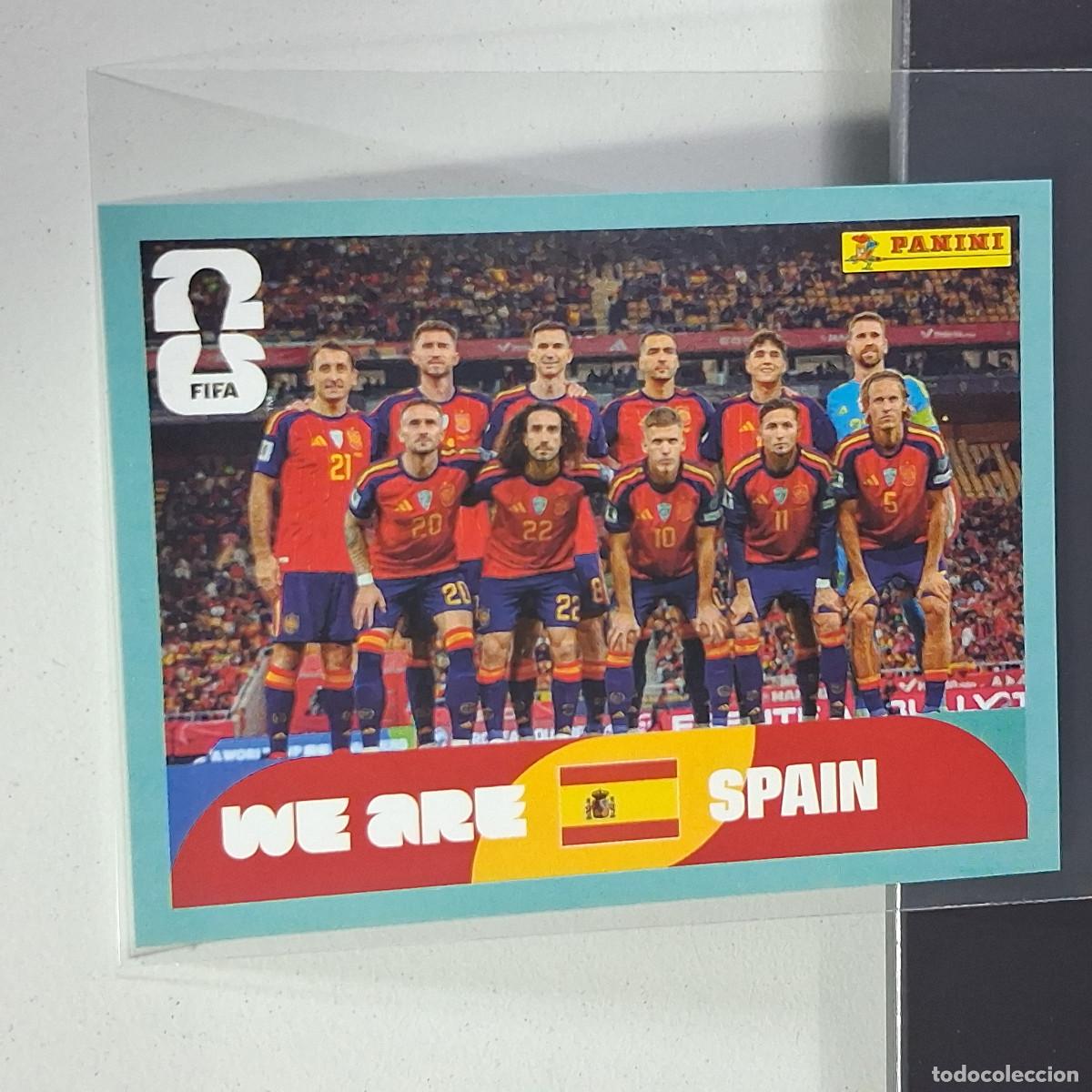 Cromos de F&uacute;tbol: A35 ESP13 ESP 13 ALIENACION EQUIPO ESPA&Ntilde;A SPAIN MUNDIAL FIFA WORLD CUP 2026 STICKER PANINI