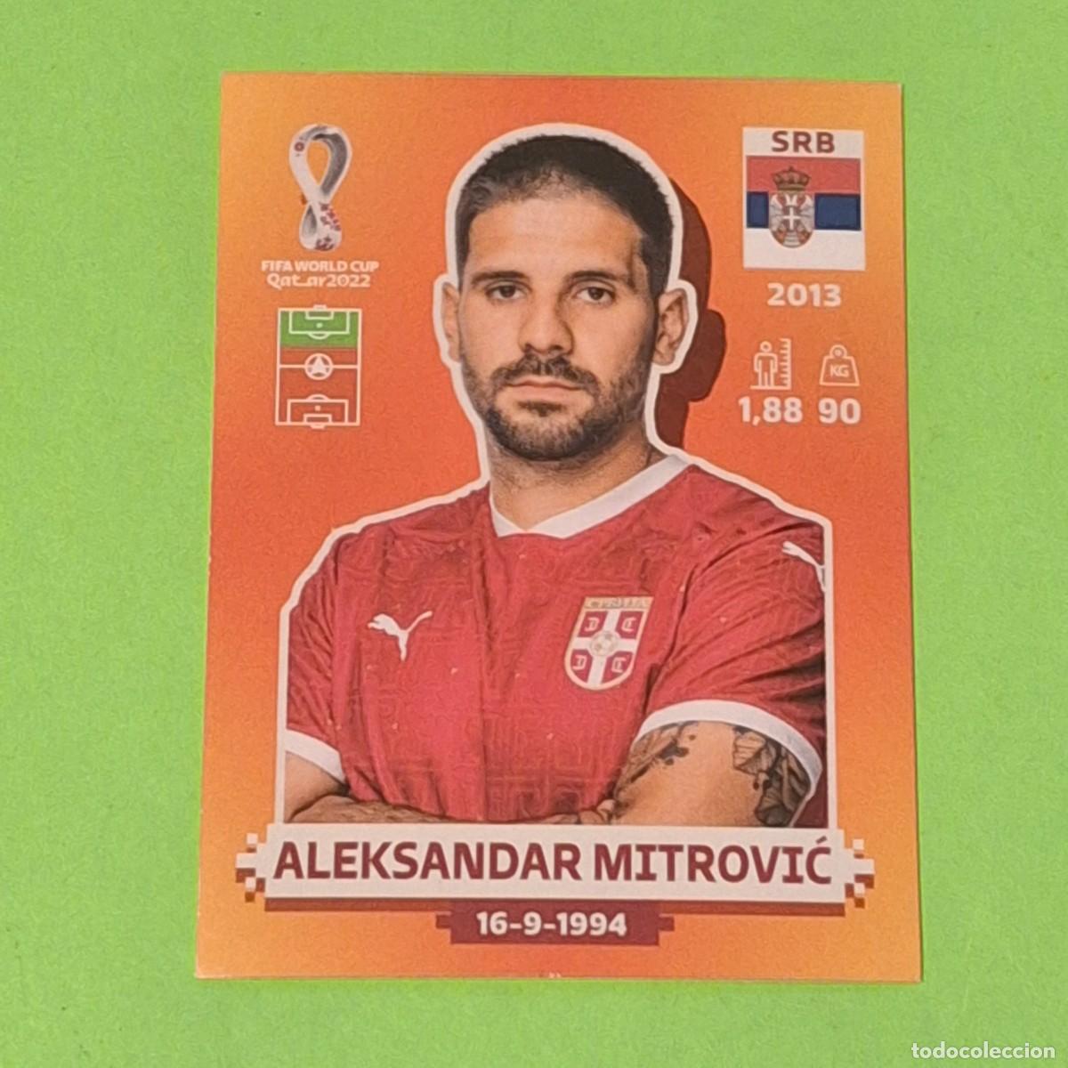 Cromos de F&uacute;tbol: WORLD CUP MUNDIAL QATAR 2022 - VERSION NARANJA SUDAMERICA - SRB 17 SERBIA - ALEKSANDAR MITROVIC
