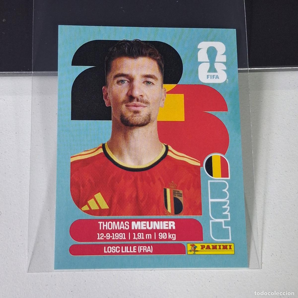 Cromos de F&uacute;tbol: A35 BEL8 BEL 8 THOMAS MEUNIER BELGIUM BELGICA MUNDIAL FIFA WORLD CUP 2026 STICKER PANINI