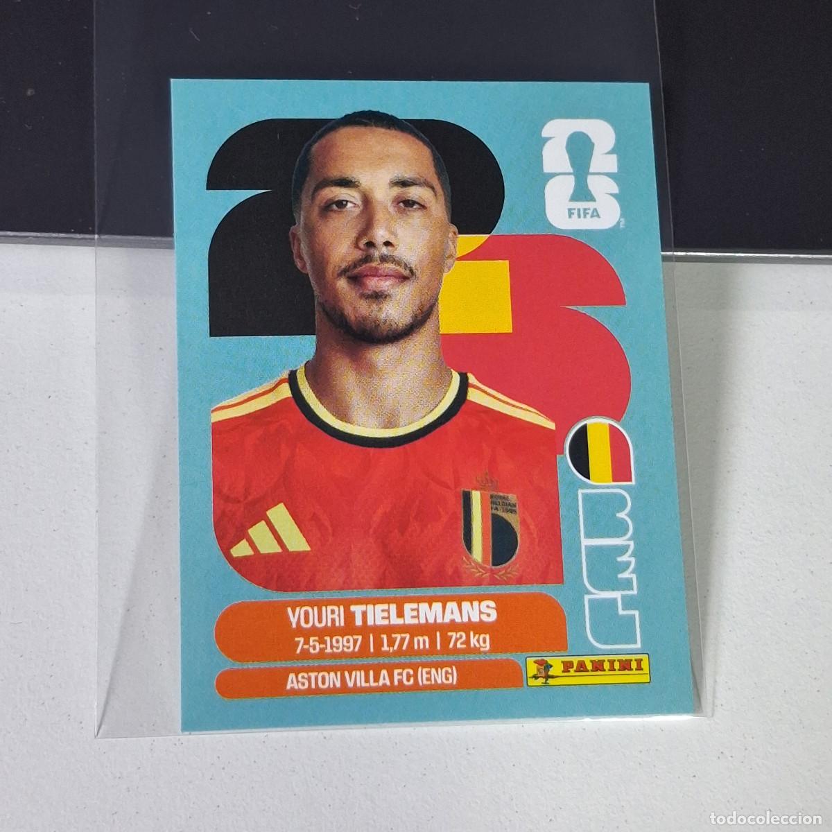 Cromos de F&uacute;tbol: A35 BEL9 BEL 9 YOURI TIELEMANS BELGIUM BELGICA MUNDIAL FIFA WORLD CUP 2026 STICKER PANINI