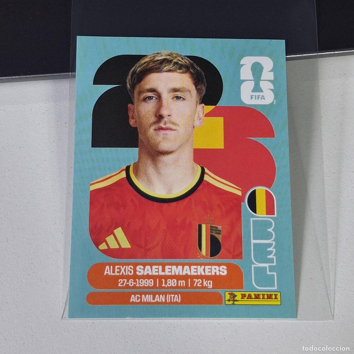 Cromos de F&uacute;tbol: A35 BEL12 BEL 12 ALEXIS SAELEMAEKERS BELGIUM BELGICA MUNDIAL FIFA WORLD CUP 2026 STICKER PANINI
