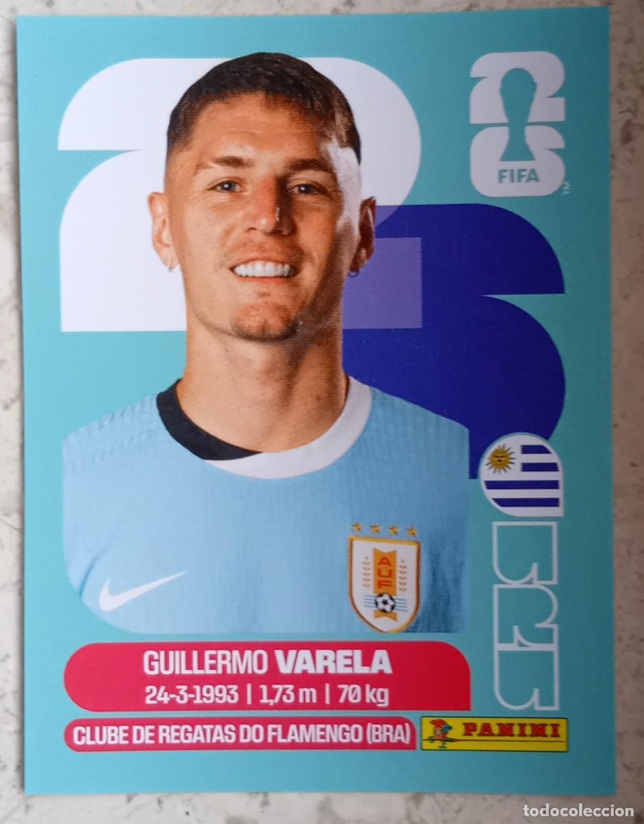 Cromos de F&uacute;tbol: Figurina Panini 2026 Cromo World Cup Usa Mundial 2026 Guillermo Varela Uruguay n URU 8