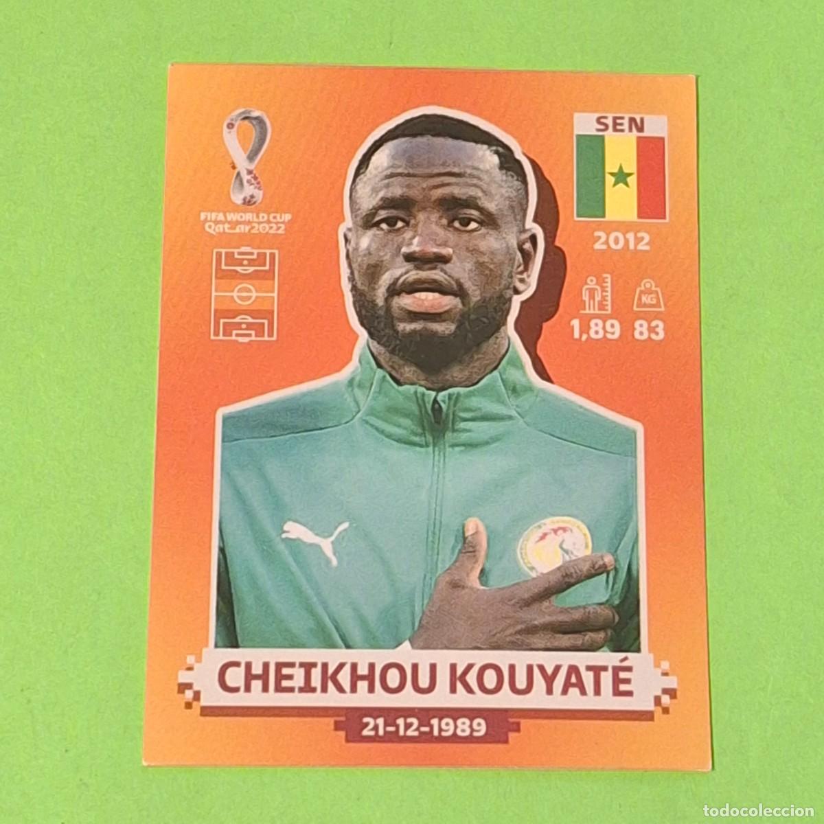 Cromos de F&uacute;tbol: WORLD CUP MUNDIAL QATAR 2022 - VERSION NARANJA SUDAMERICA - SEN 13 SENEGAL - CHEIKHOU KOUYATE