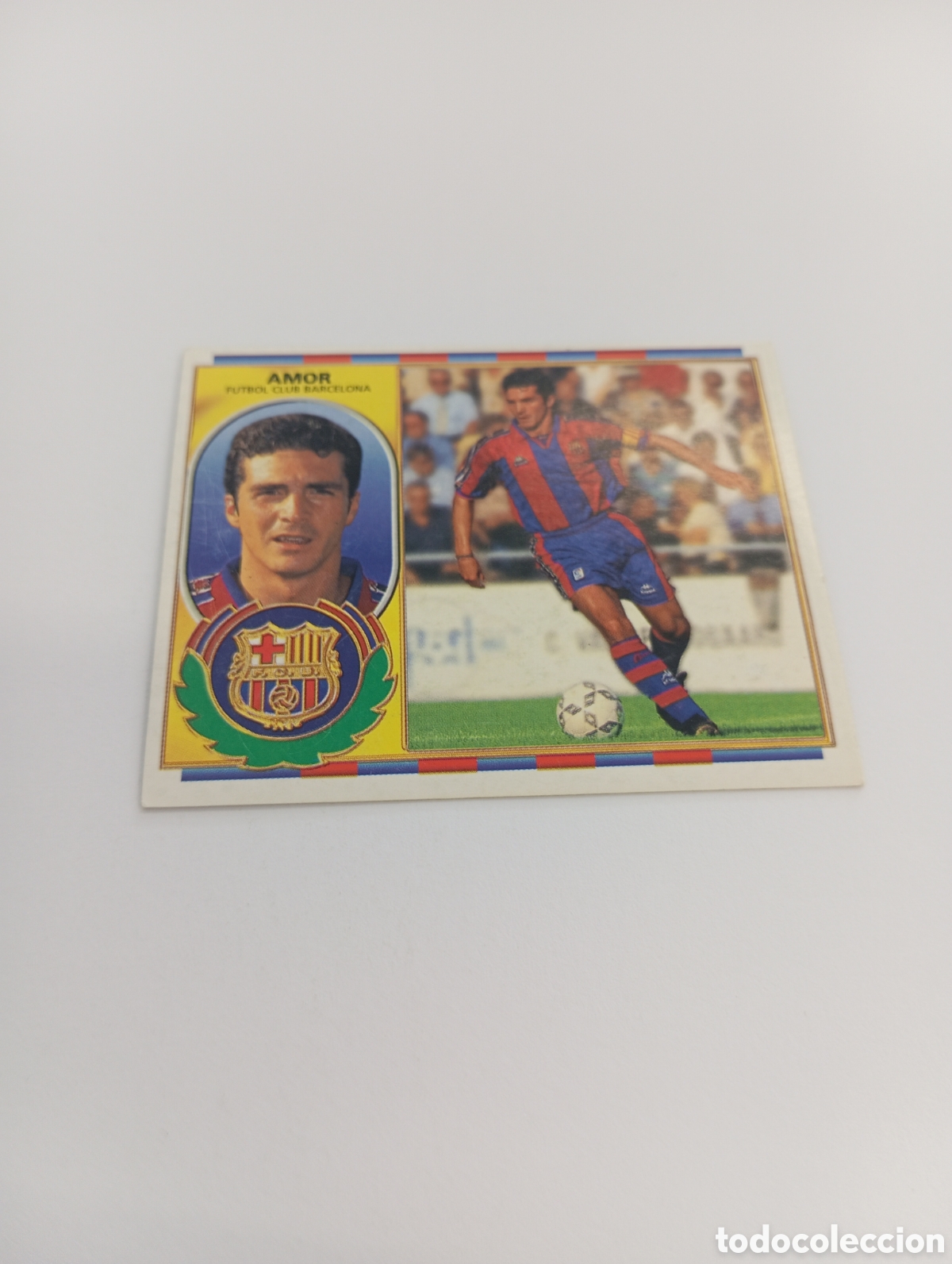 Cromos de F&uacute;tbol: AMOR Barcelona Liga Este 1996 1997 PANINI 96 97