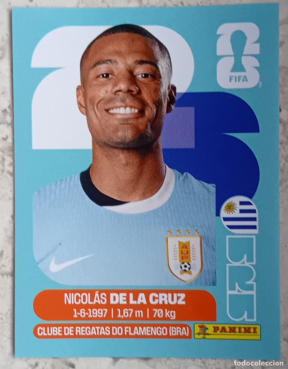 Cromos de F&uacute;tbol: Figurina Panini 2026 Cromo World Cup Usa Mundial 2026 Nicolas De La Cruz Uruguay n URU 15