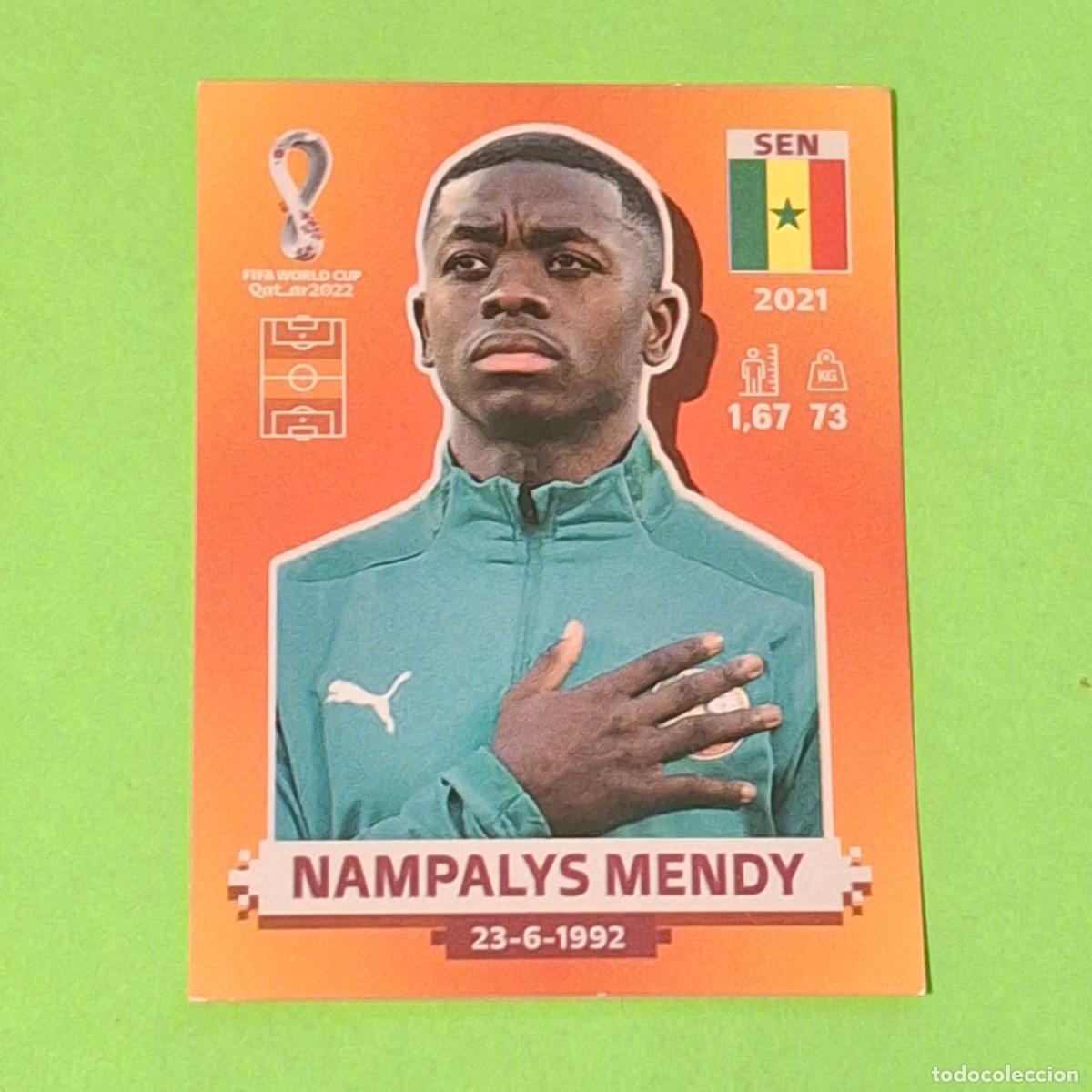Cromos de F&uacute;tbol: WORLD CUP MUNDIAL QATAR 2022 - VERSION NARANJA SUDAMERICA - SEN 14 SENEGAL - NAMPALYS MENDY
