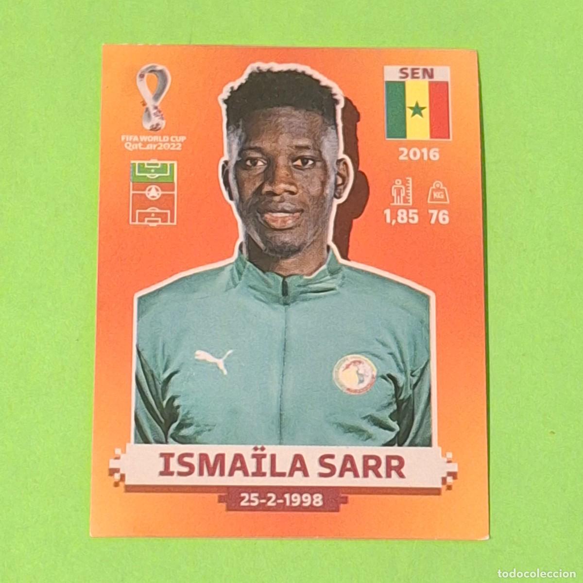 Cartes &agrave; collectionner de Football: WORLD CUP MUNDIAL QATAR 2022 - VERSION NARANJA SUDAMERICA - SEN 19 SENEGAL - ISMAILA SARR