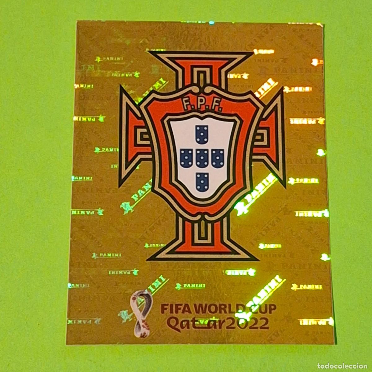 Cromos de F&uacute;tbol: WORLD CUP MUNDIAL QATAR 2022 - VERSION NARANJA SUDAMERICA - POR 1 PORTUGAL - ESCUDO