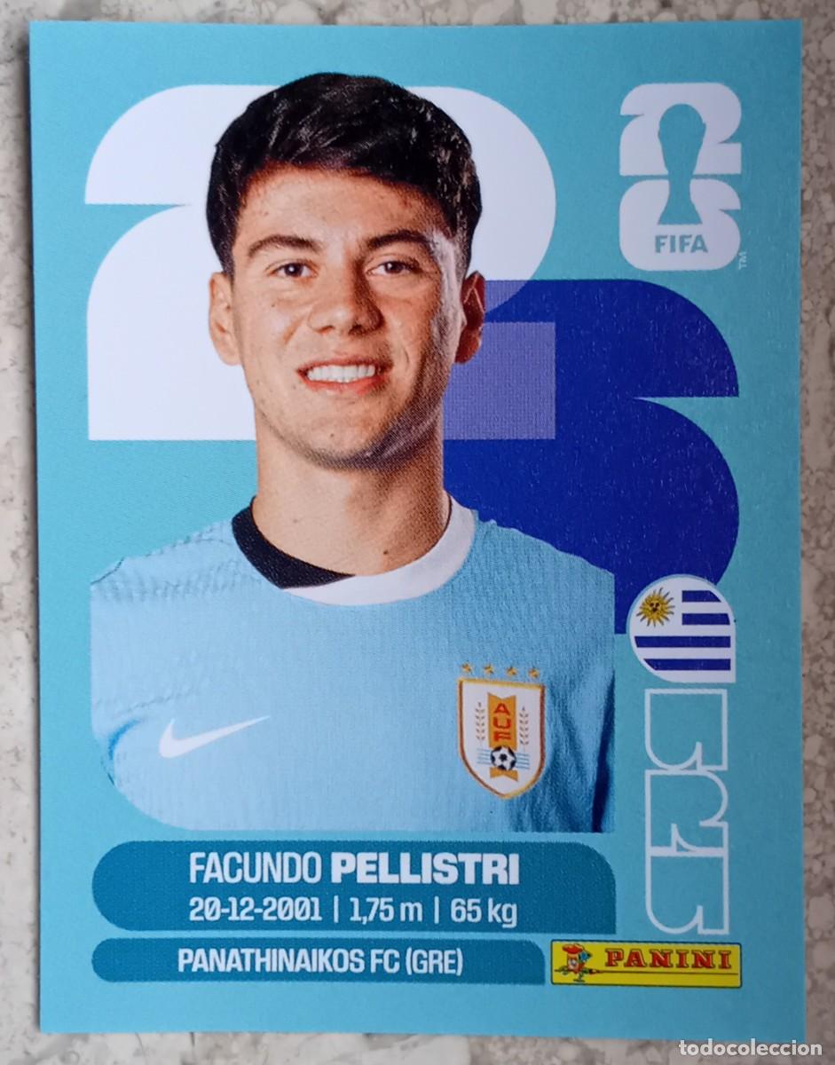 Cromos de F&uacute;tbol: Figurina Panini 2026 Cromo World Cup Usa Mundial 2026 Facundo Pellistri Uruguay n URU 20