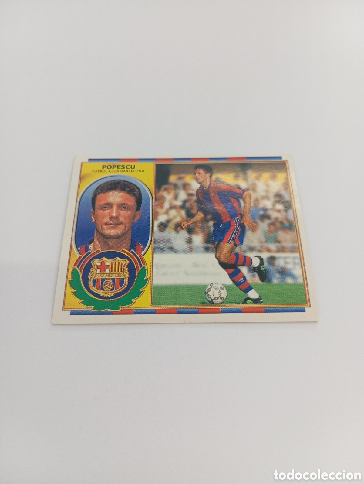 Cromos de F&uacute;tbol: POPESCU Barcelona Liga Este 1996 1997 PANINI 96 97