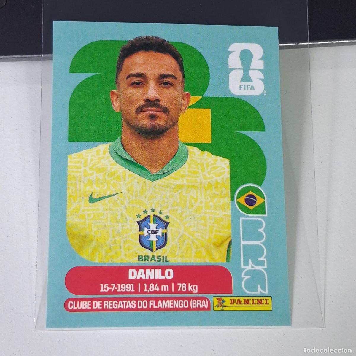 Cromos de F&uacute;tbol: A35 BRA7 DANILO 7 BRASIL BRAZIL BRA MUNDIAL FIFA WORLD CUP 2026 STICKER PANINI