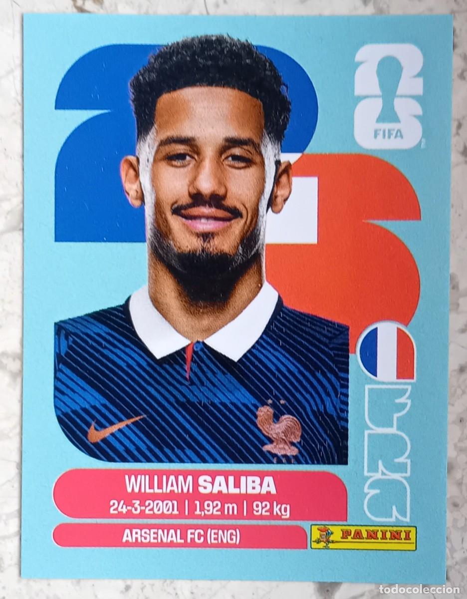 Cromos de F&uacute;tbol: Figurina Panini 2026 Cromo World Cup Usa Mundial 2026 William Saliba France n FRA 4