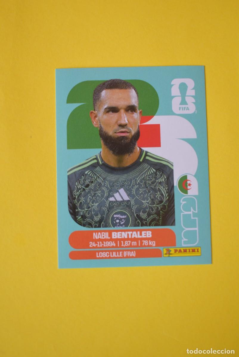 Cromos de F&uacute;tbol: Cromo FIFA World Cup 2026. Mundial 2026. Bentaleb. Argelia. ALG 12. Panini