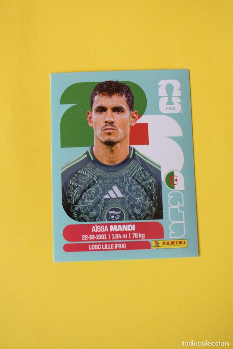 Cromos de F&uacute;tbol: Cromo FIFA World Cup 2026. Mundial 2026. Mandi. Argelia. ALG 7. Panini