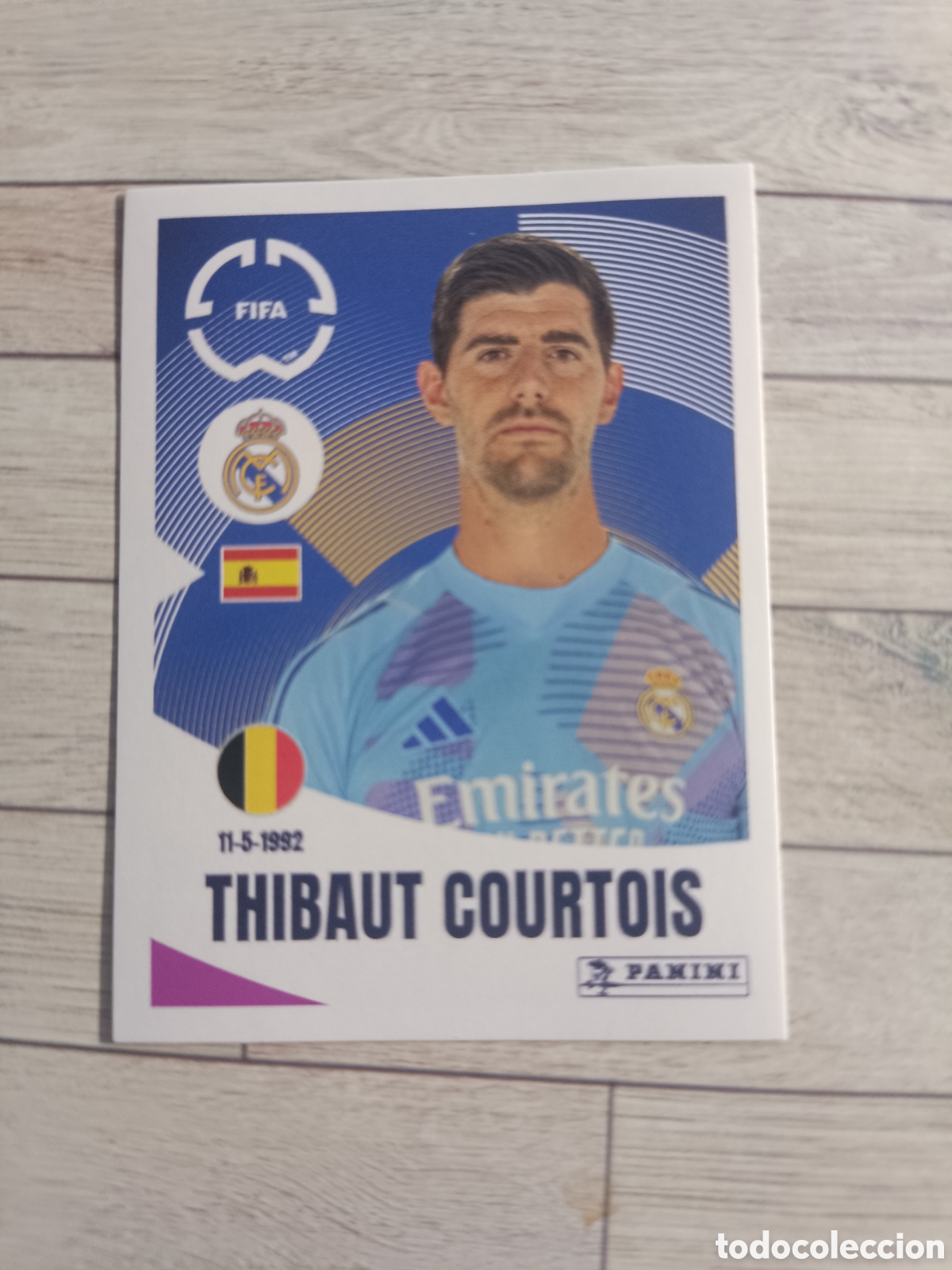 Cartes &agrave; collectionner de Football: 480 COURTOIS REAL MADRID FIFA CLUB WORLD CUP MUNDIAL CLUBES 2025 PANINI 25