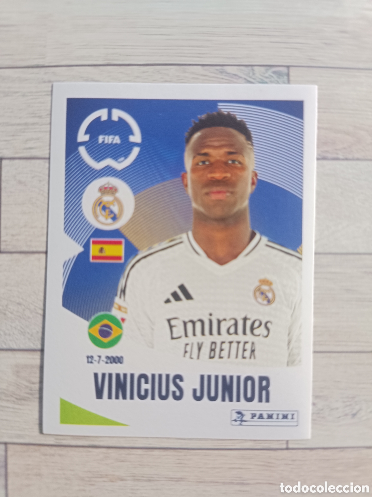 Fu&szlig;ball-Sticker: 491 VINICIUS REAL MADRID FIFA CLUB WORLD CUP MUNDIAL CLUBES 2025 PANINI 25