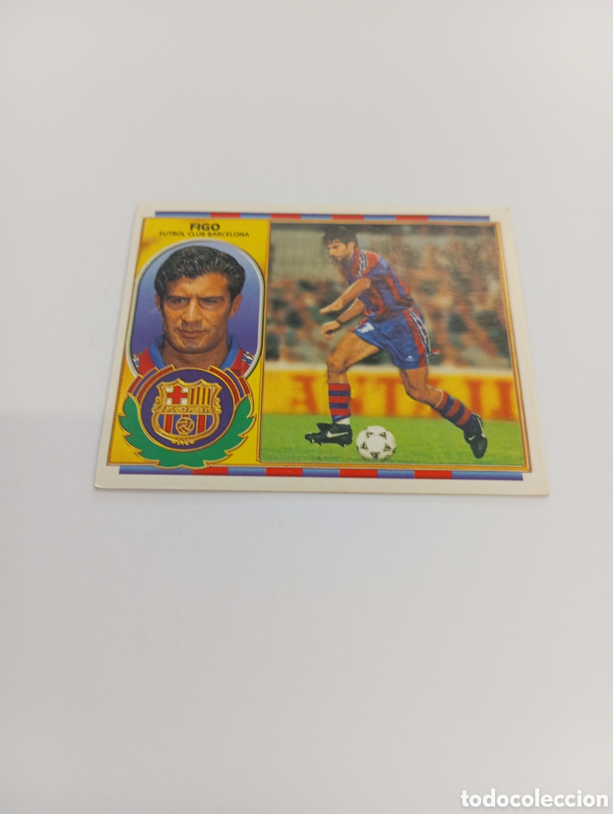 Fu&szlig;ball-Sticker: FIGO Barcelona Liga Este 1996 1997 PANINI 96 97