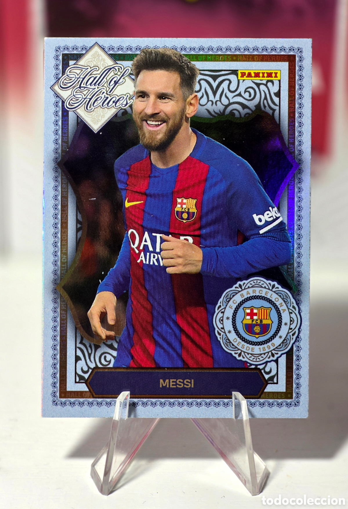 Fu&szlig;ball-Sticker: Lionel Messi Hall of Heroes Panini Club FC Barcelona 2026