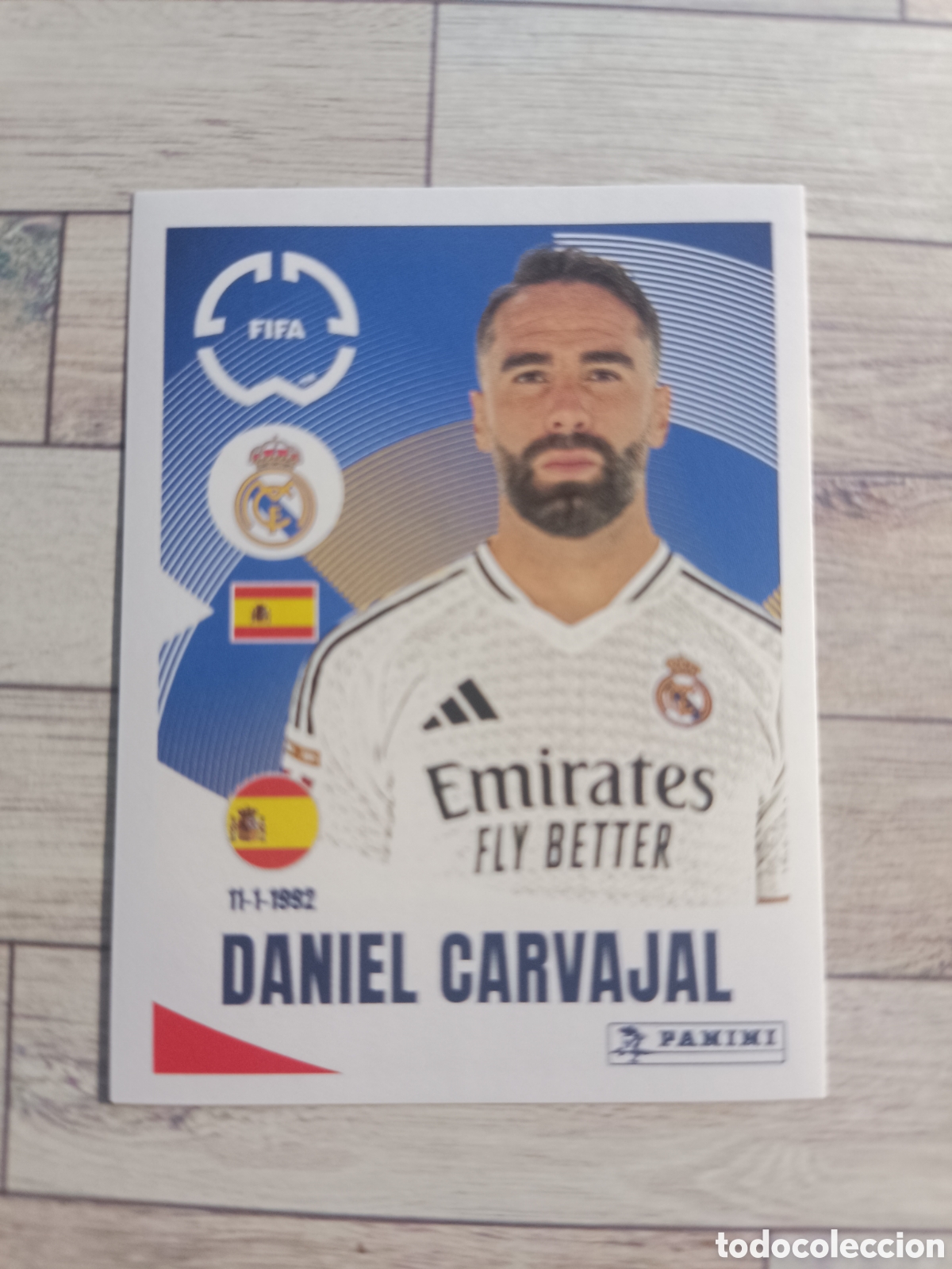 Fu&szlig;ball-Sticker: 483 DANI CARVAJAL REAL MADRID FIFA CLUB WORLD CUP MUNDIAL CLUBES 2025 PANINI 25
