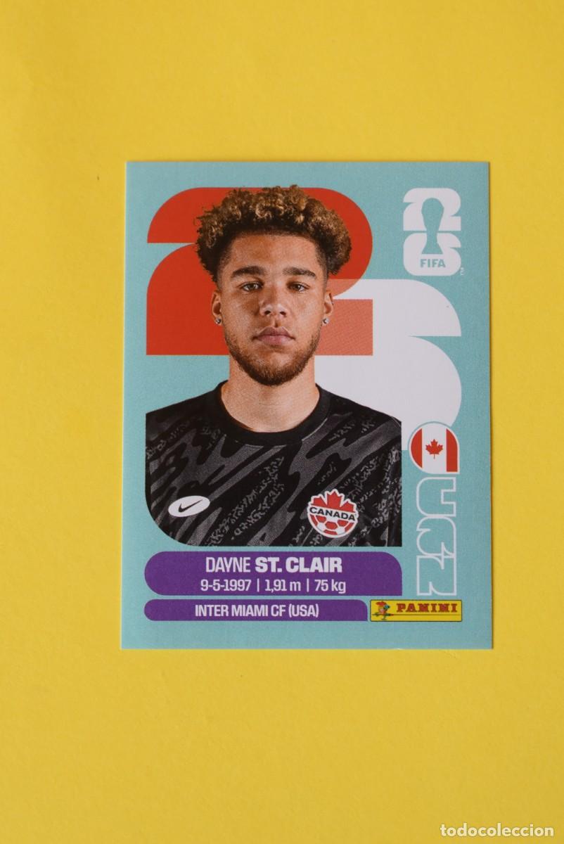 Fu&szlig;ball-Sticker: Cromo FIFA World Cup 2026. Mundial 2026. St. Clair. Canad&aacute;. CAN 2. Panini