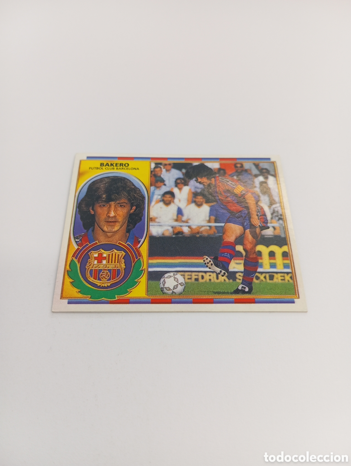 Cromos de F&uacute;tbol: BAKERO Barcelona Liga Este 1996 1997 PANINI 96 97