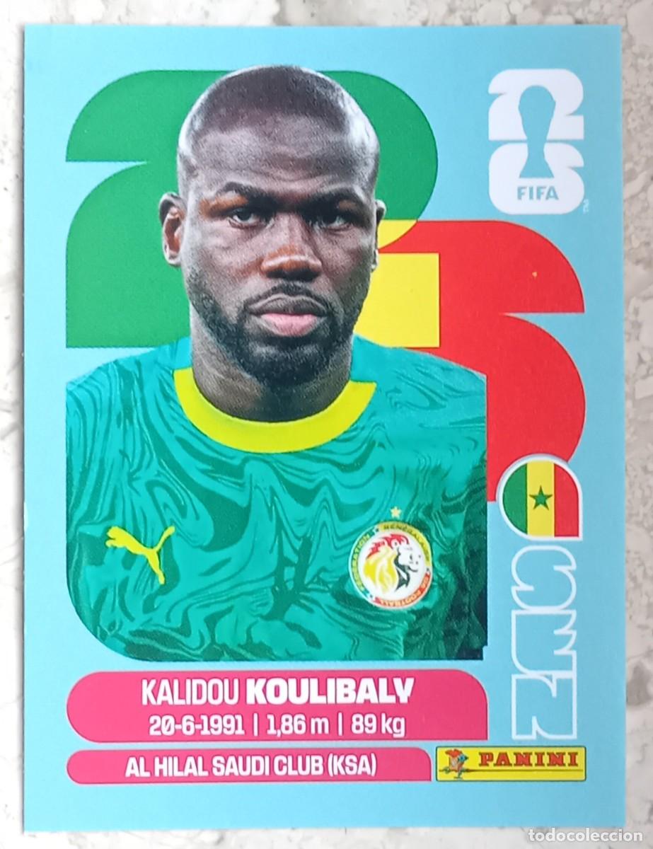 Cromos de F&uacute;tbol: Figurina Panini 2026 Cromo World Cup Usa Mundial 2026 Kalidou Koulibaly Senegal n SEN 8