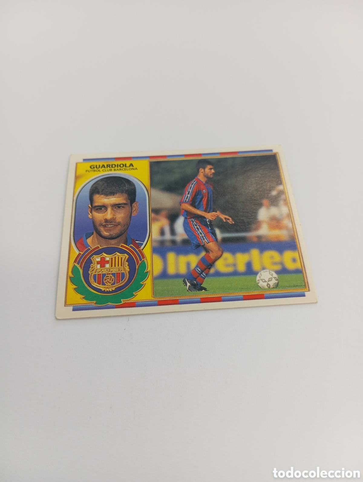 Cromos de F&uacute;tbol: GUARDIOLA Barcelona Liga Este 1996 1997 PANINI 96 97