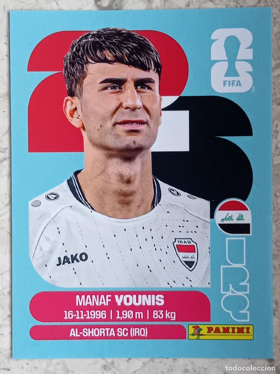 Cromos de F&uacute;tbol: Figurina Panini 2026 Cromo World Cup Usa Mundial 2026 Manaf Younis Iraq n IRQ 8