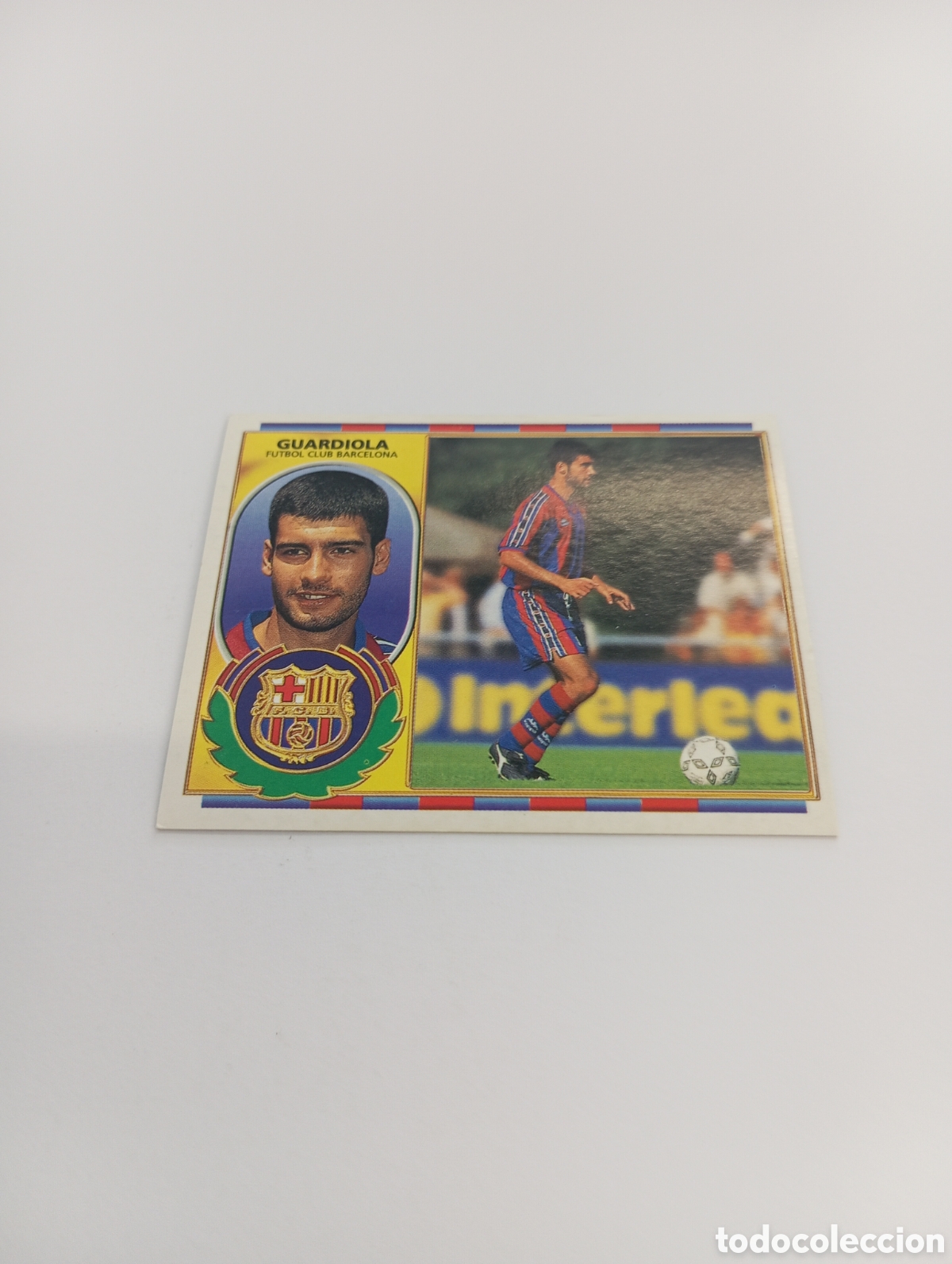 Cromos de F&uacute;tbol: GUARDIOLA Barcelona Liga Este 1996 1997 PANINI 96 97