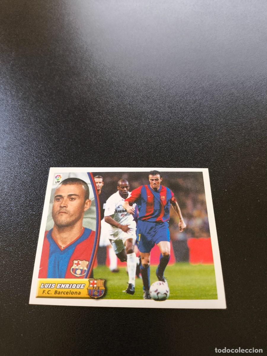 Cromos de F&uacute;tbol: LUIS ENRIQUE BARCELONA SIN PEGAR PANINI LIGA EDICIONES ESTE 2003 2004 03 04