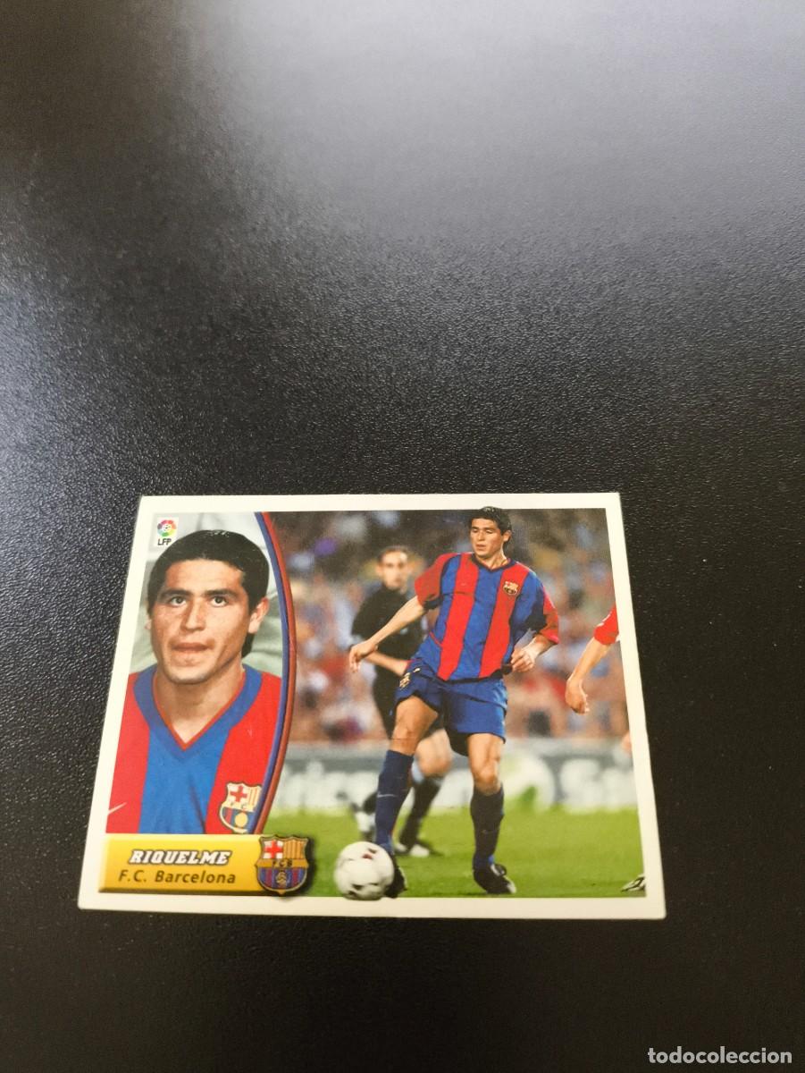Cromos de F&uacute;tbol: RIQUELME BAJA BARCELONA SIN PEGAR PANINI LIGA EDICIONES ESTE 2003 2004 03 04