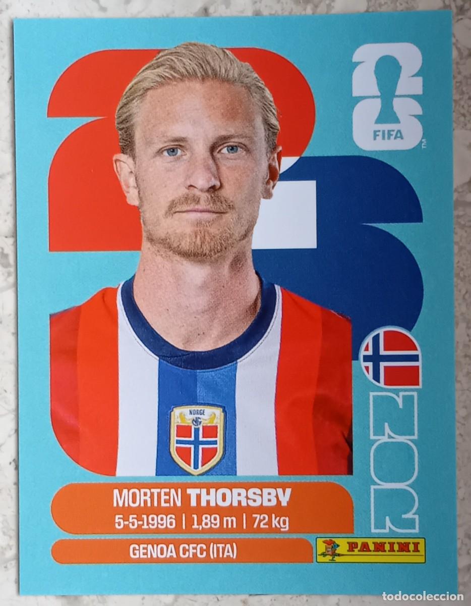 Cromos de F&uacute;tbol: Figurina Panini 2026 Cromo World Cup Usa Mundial 2026 Morten Thorsby Norrway n NOR 9