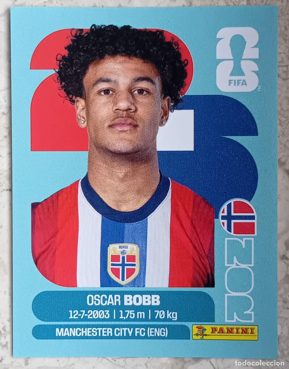 Cromos de F&uacute;tbol: Figurina Panini 2026 Cromo World Cup Usa Mundial 2026 Oscar Bobb Norway n NOR 20