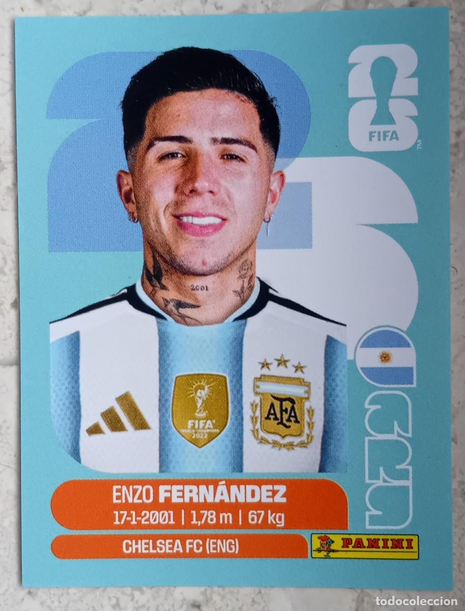 Cromos de F&uacute;tbol: Figurina Panini 2026 Cromo World Cup Usa Mundial 2026 Enzo Fernandez Argentina n ARG 8