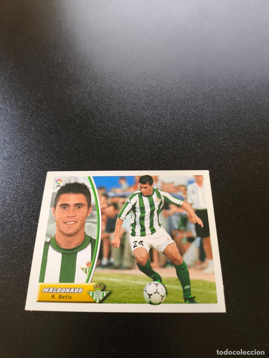 Cromos de F&uacute;tbol: MALDONADO COLOCA BETIS SIN PEGAR PANINI LIGA EDICIONES ESTE 2003 2004 03 04