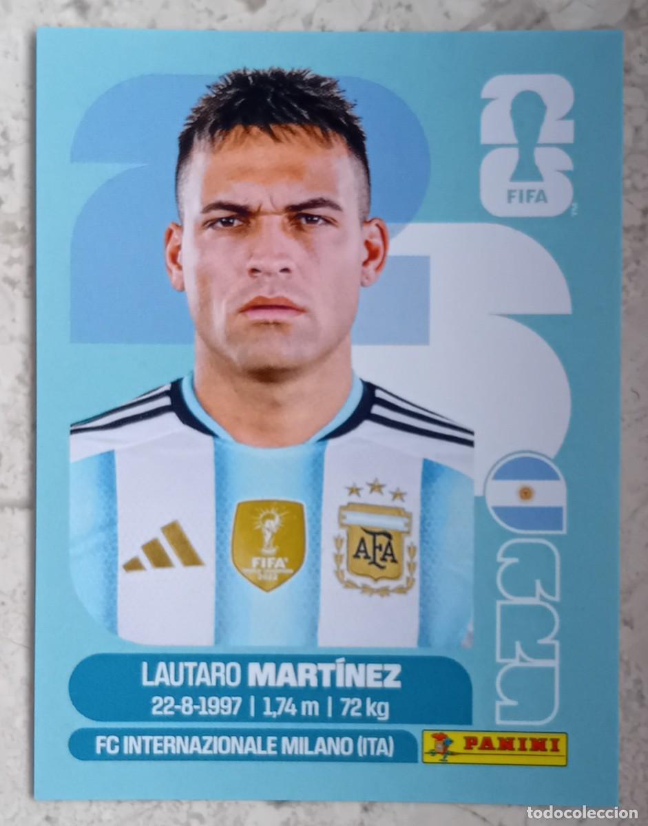 Cromos de F&uacute;tbol: Figurina Panini 2026 Cromo World Cup Usa Mundial 2026 Lautaro Martinez Argentina n ARG 18