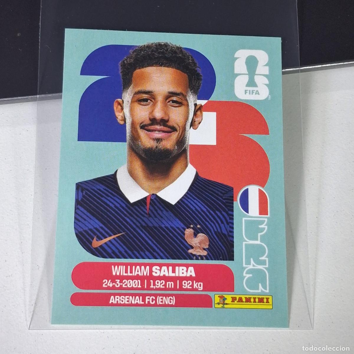 Cromos de F&uacute;tbol: A35 FRA4 WILLIAM SALIBA 4 FRANCIA FRANCE FRA MUNDIAL FIFA WORLD CUP 2026 STICKER PANINI