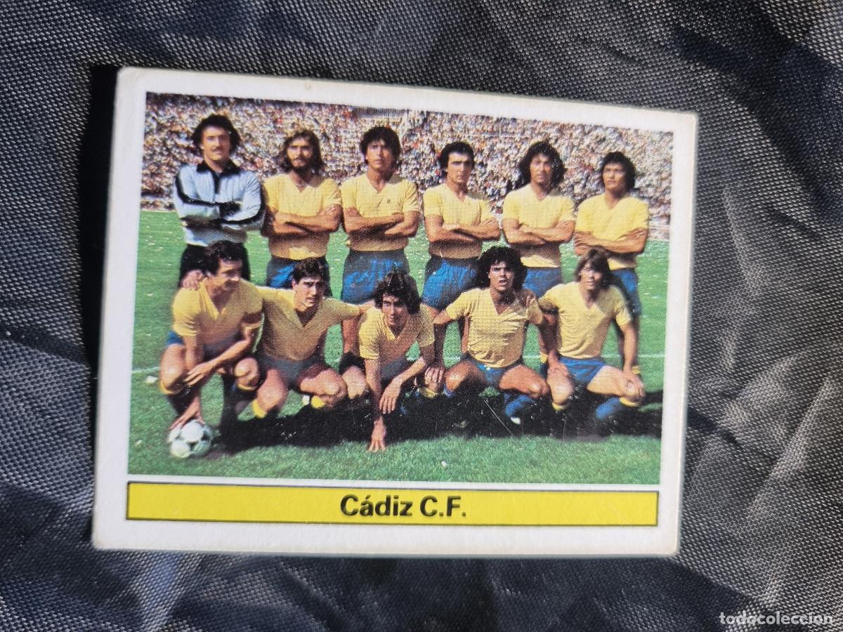 Football Stickers: ALINEACION. CADIZ. SIN PEGAR. ESTE 81/82, 1981/82, 1981/1982. PEDIDO MINIMO 3&euro;