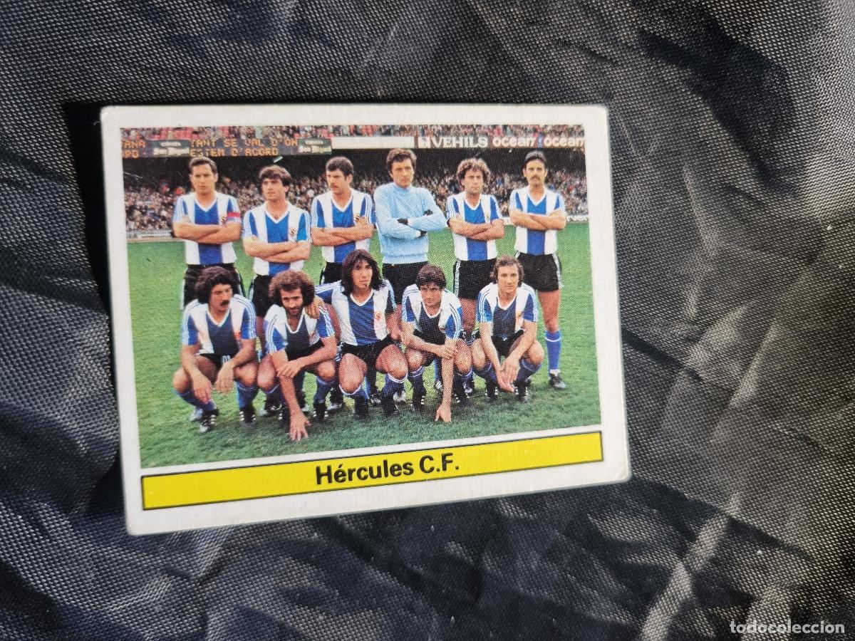 Cartes &agrave; collectionner de Football: ALINEACION. HERCULES. SIN PEGAR. ESTE 81/82, 1981/82, 1981/1982. PEDIDO MINIMO 3&euro;