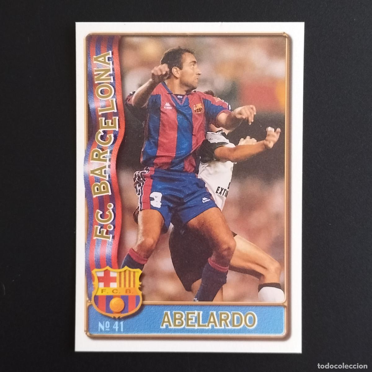 Cartes &agrave; collectionner de Football: 41 ABELARDO F.C. BARCELONA CROMOS ALBUM MUNDICROMO LIGA FUTBOL 1996 1997 96 97