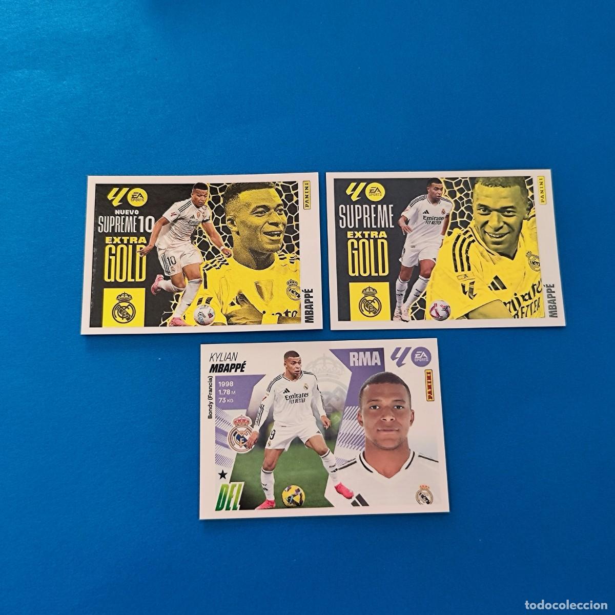 Cromos de Futebol: Liga Este 2025 2026 / 25 26 Extra Gold Supreme - Supreme 10 Mbapp&eacute; Real Madrid - B&aacute;sico