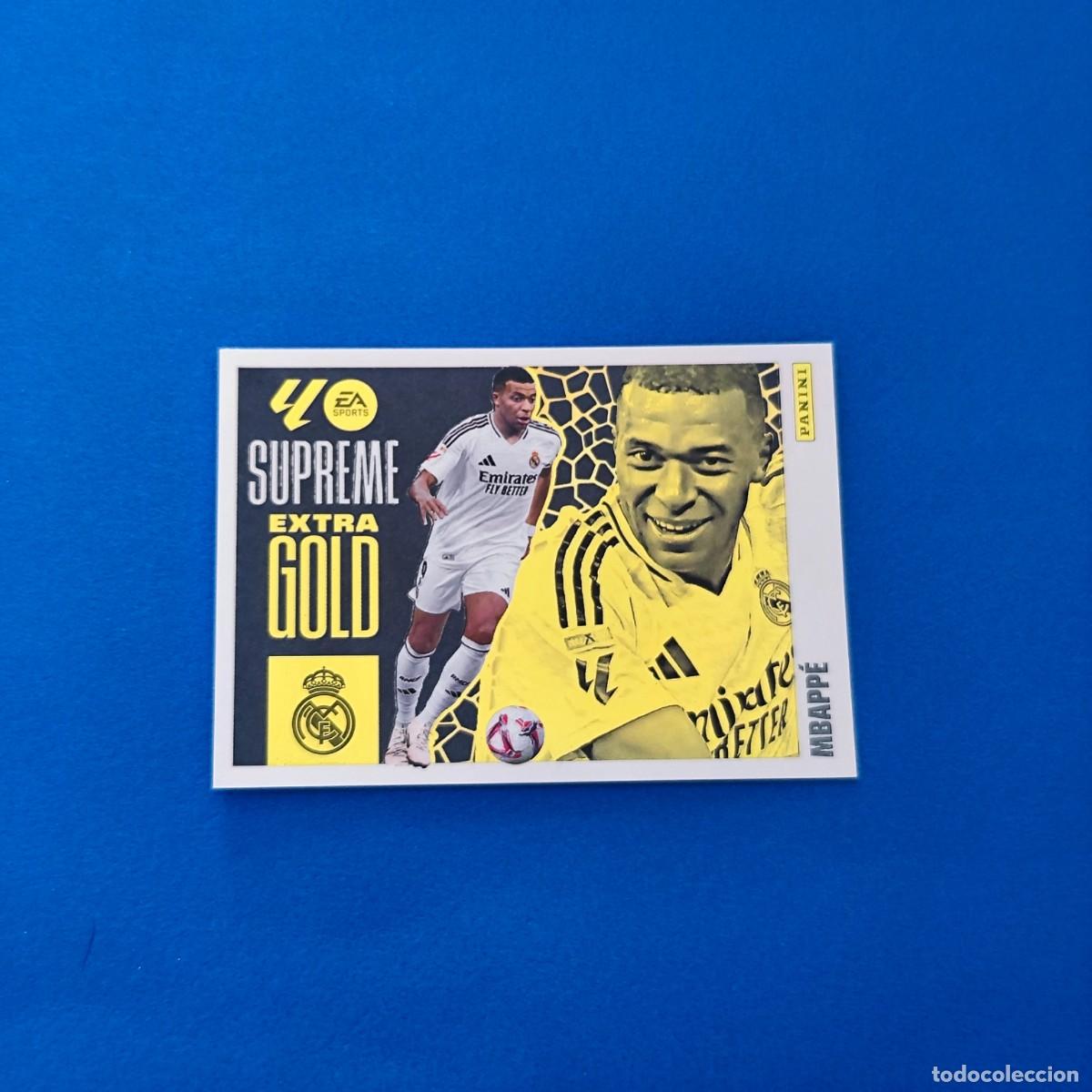 Cromos de Futebol: Liga Este 2025 2026 / 25 26 Extra Gold Supreme Mbapp&eacute; Real Madrid
