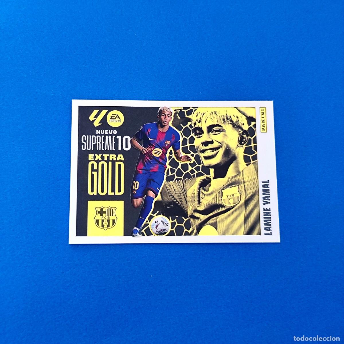 Cromos de Futebol: Liga Este 2025 2026 / 25 26 Extra Gold Supreme 10 Lamine Yamal Barcelona