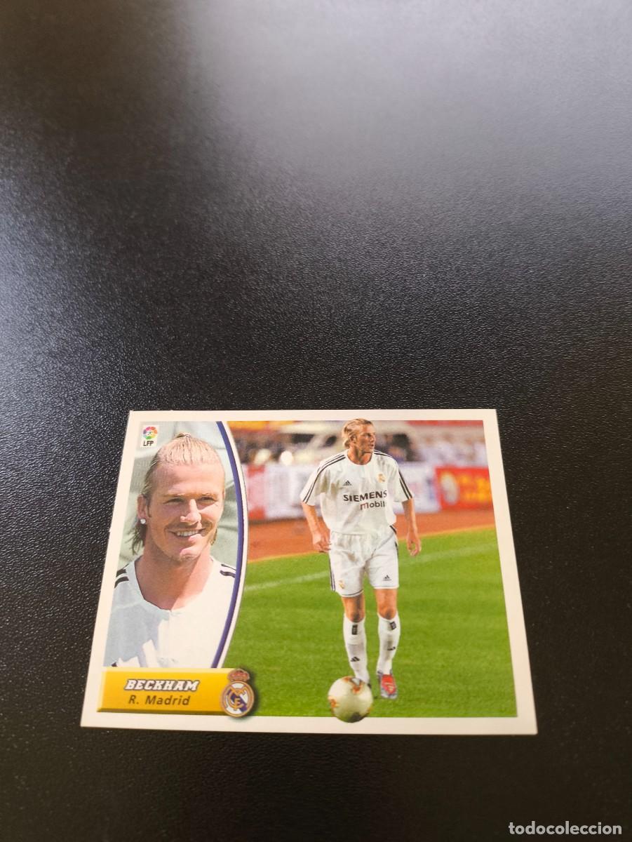 Figurine di Calcio: BECKHAM VERSION DIFICIL REAL MADRID SIN PEGAR PANINI LIGA EDICIONES ESTE 2003 2004 03 04