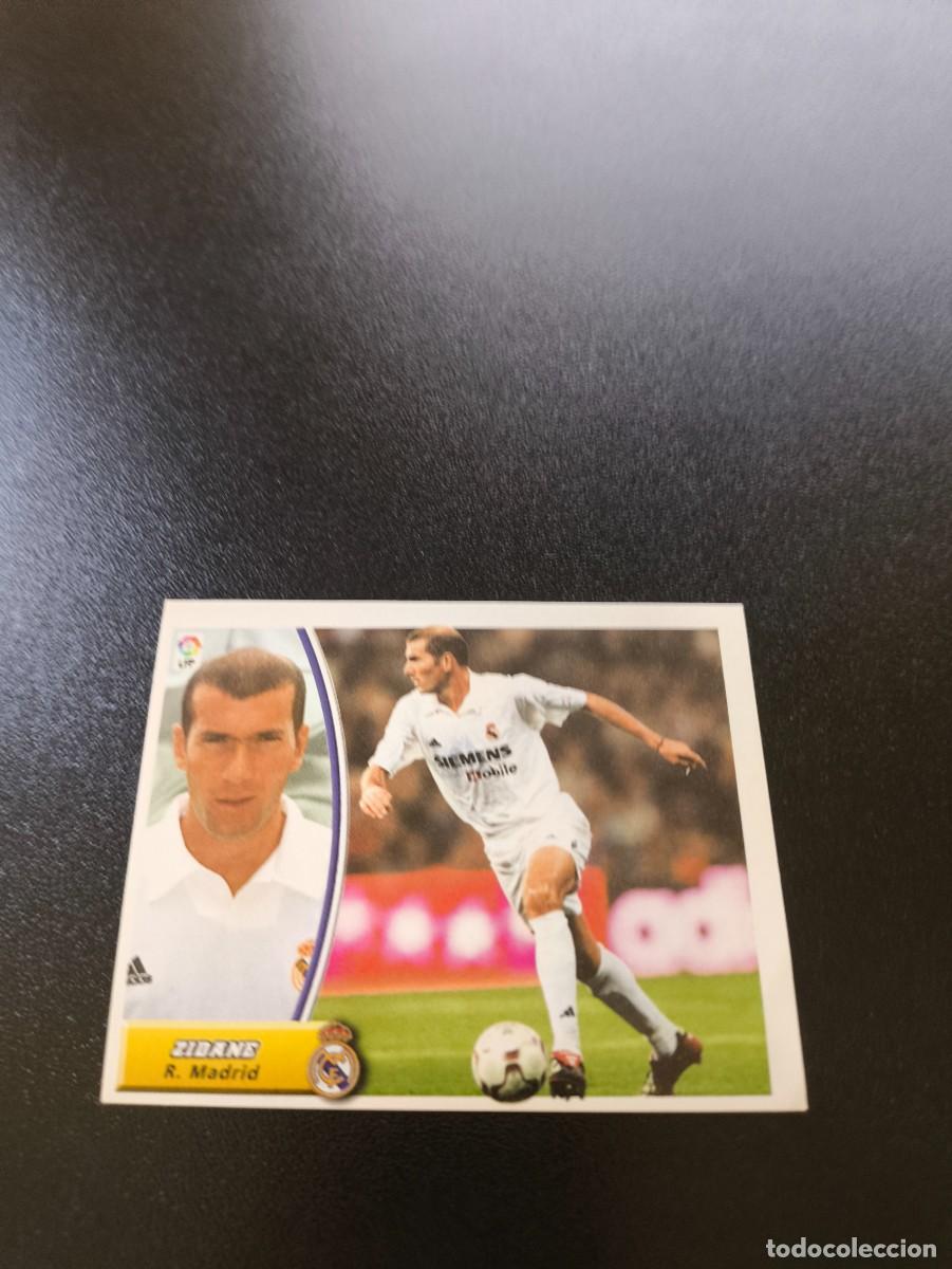 Cromos de F&uacute;tbol: ZIDANE REAL MADRID SIN PEGAR PANINI LIGA EDICIONES ESTE 2003 2004 03 04