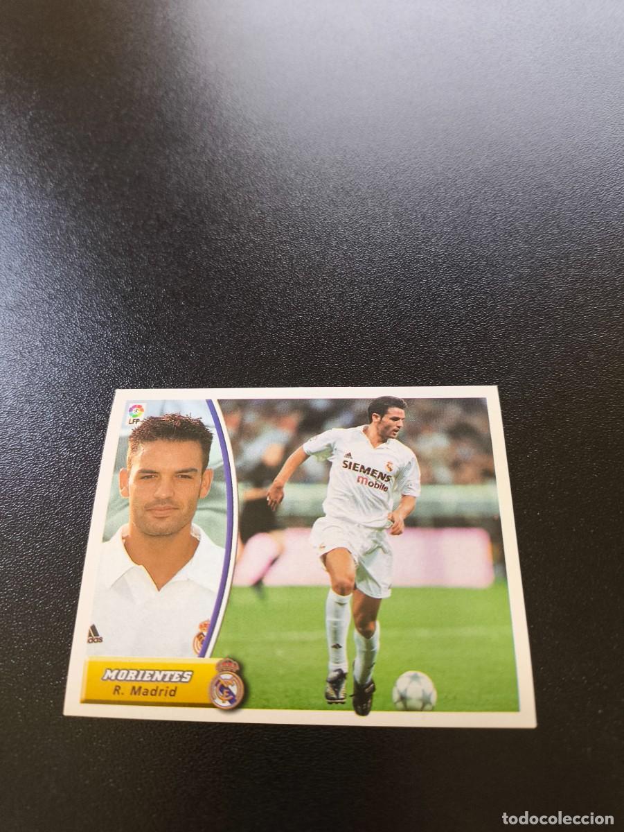 Cromos de F&uacute;tbol: MORIENTES BAJA REAL MADRID SIN PEGAR PANINI LIGA EDICIONES ESTE 2003 2004 03 04