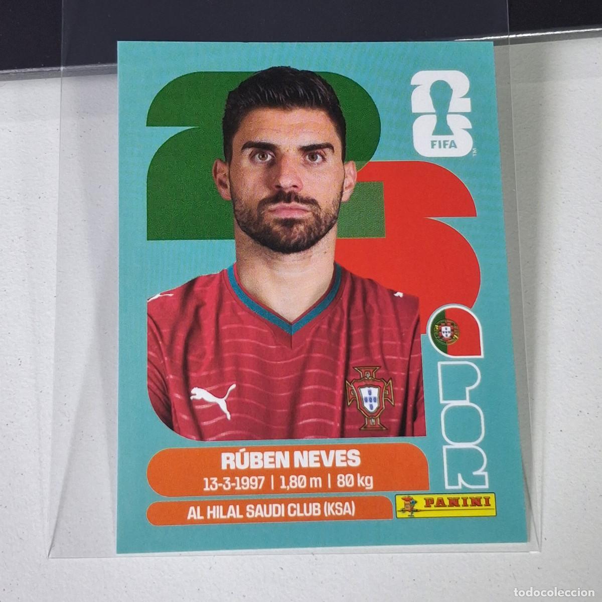 Cromos de F&uacute;tbol: A35 POR11 R&Uacute;BEN NEVES 11 PORTUGAL POR MUNDIAL FIFA WORLD CUP 2026 STICKER PANINI