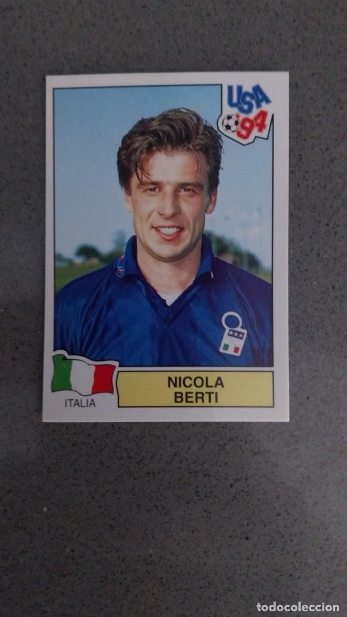 Cromos de F&uacute;tbol: NICOLA BERTI ITALIA 258 USA 94 WORLD CUP STORY SIN PEGAR NUNCA PEGADO