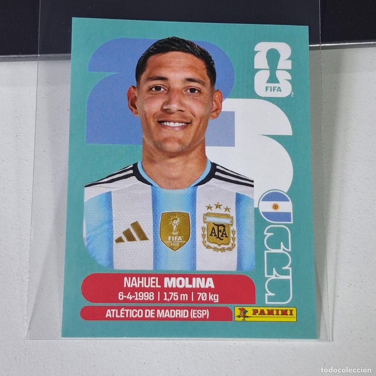 Cromos de F&uacute;tbol: A35 ARG3 NAHUEL MOLINA 3 ARGENTINA ARG MUNDIAL FIFA WORLD CUP 2026 STICKER PANINI