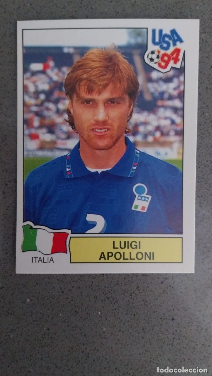 Cromos de F&uacute;tbol: LUIGI APOLLONI ITALIA 253 USA 94 WORLD CUP STORY SIN PEGAR NUNCA PEGADO